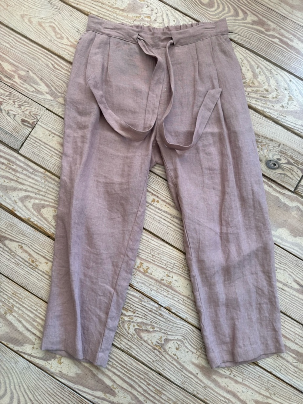 Magic linen paper bag pants size xs